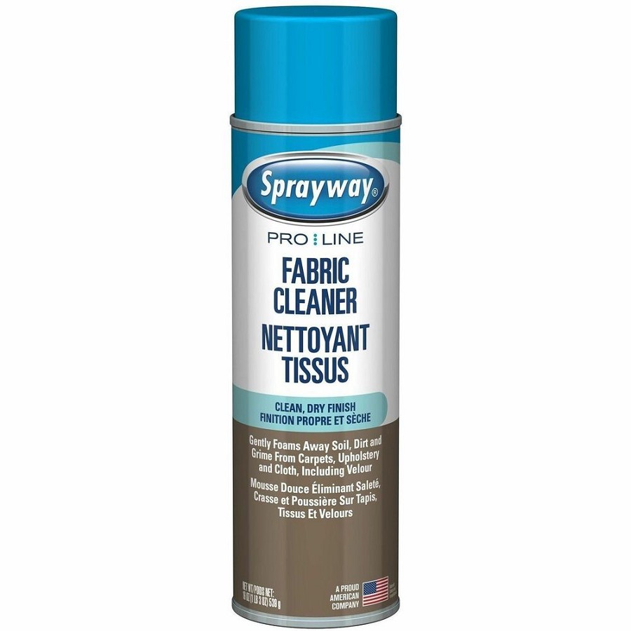 Sprayway Professional Fabric Cleaner - For Professional, Carpet, Fabric, Floor, Rug - Foam - 19 fl oz (0.6 quart) - Fresh Mint Scent - Recommended For: Dirt Remover, Soil Remover, Residue Remover - Quick Drying, Residue-free, Dirt Resistant, Soil Resistan 