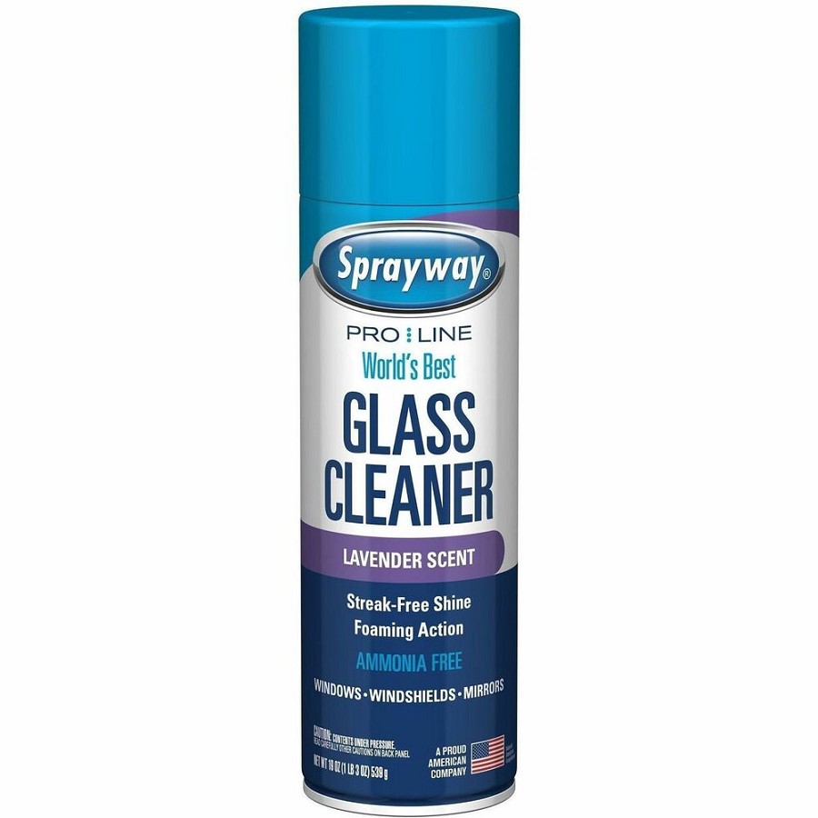 Sprayway Glass Cleaner - For Glass, Mirror, Windshield, Window, Film - Spray - Lavender Scent - Recommended For: Streak Remover, Fingerprint Remover, Dust Remover, Dirt Remover, Smoke Film Remover - Ammonia-free, Fingerprint Resistant, Dust Resistant, Dir 