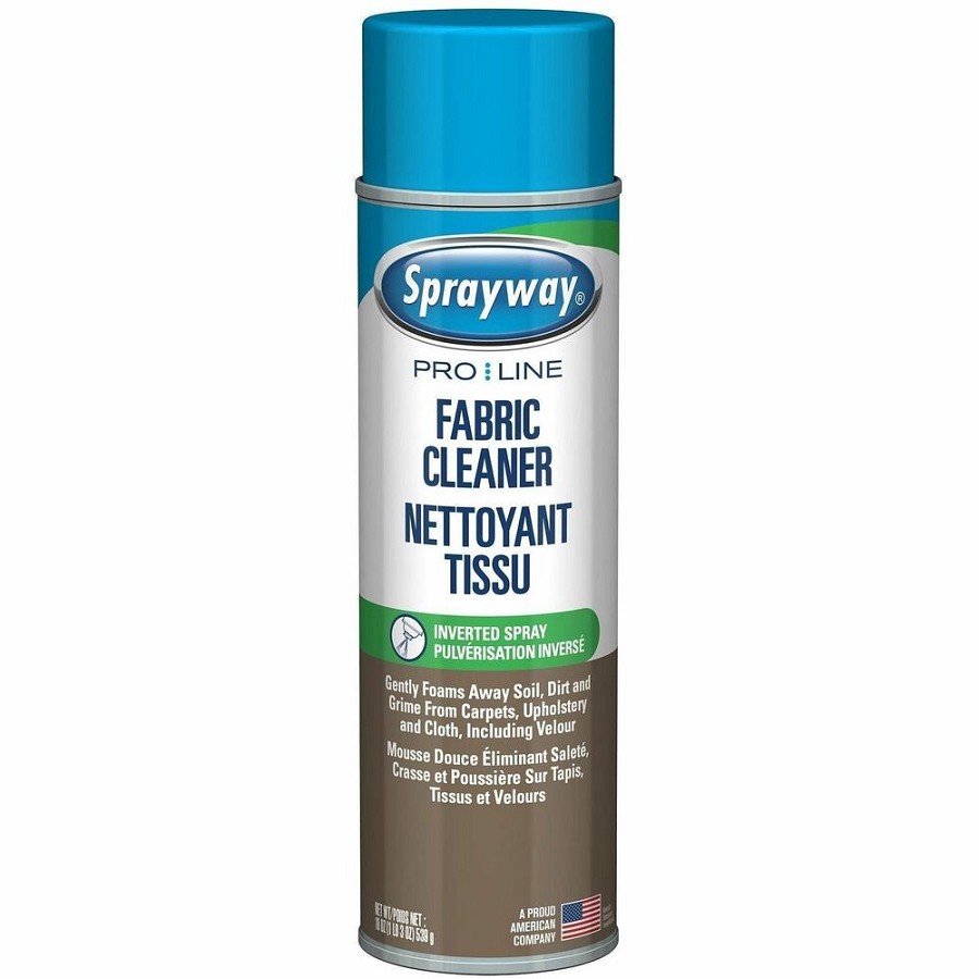 Sprayway Professional Fabric Cleaner - For Carpet, Fabric, Rug, Floor, Professional, Industry, Clothes, Office, Furniture, Marine, Upholstery, ... - Foam - 19 fl oz (0.6 quart) - Mint Scent - Recommended For: Dirt Remover, Soil Remover, Grime Remover, Sta 