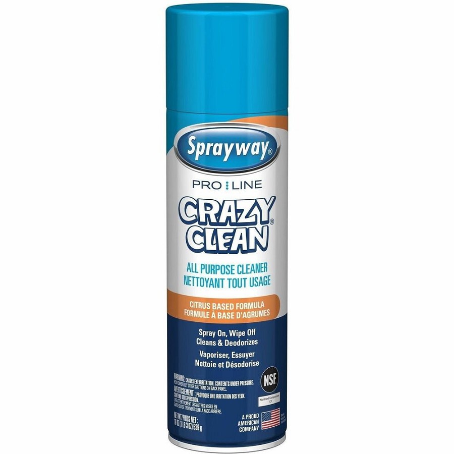 Sprayway Citrus Cleaning/Degreaser Spray - For Kitchen, Counter, Bathroom, Tile, Home - Foam - 19 fl oz (0.6 quart) - Citrus, Orange Scent - Recommended For: Grease, Dirt Remover, Soot Remover, Oil Remover, Scuff Mark Remover - Dirt Resistant, Grease Resi 