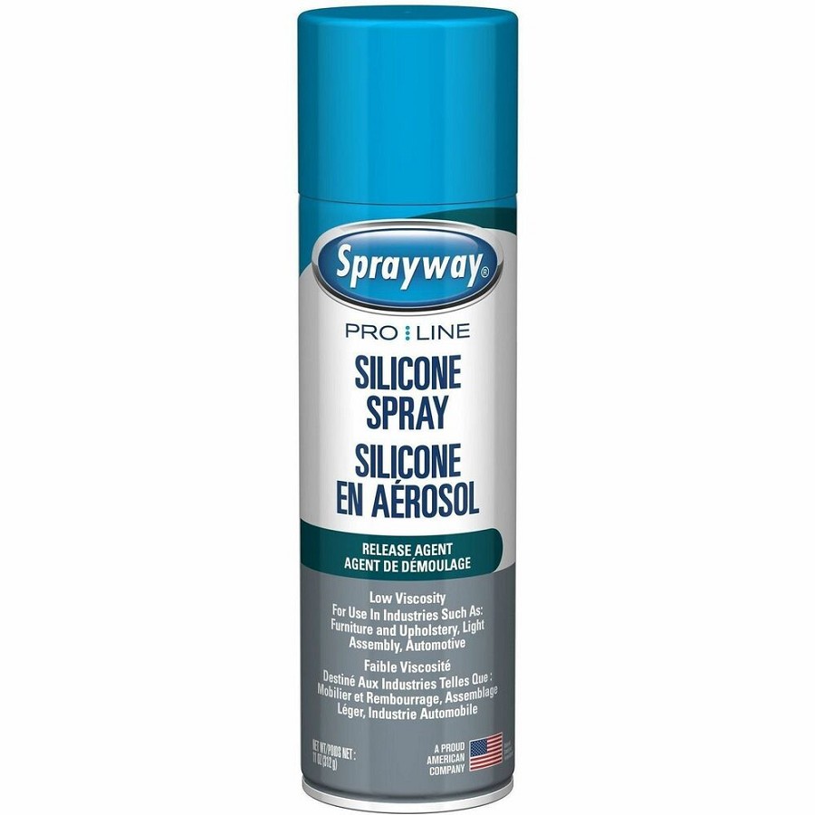 Sprayway Heavy-Duty Silicone Release Spray - Spray - 11 oz (0.69 lb) - Heavy Duty, Non-sticky, Non-staining, Residue-free - Clear 