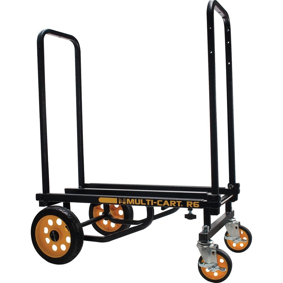 Multi-Cart 8-in-1 Cart - 500 lb Load Capacity - 4 Casters - 8' , 4' Caster Size - Metal - 17.50' Width x 42.50' Depth x 33.62' Height - Black - 1 Each 