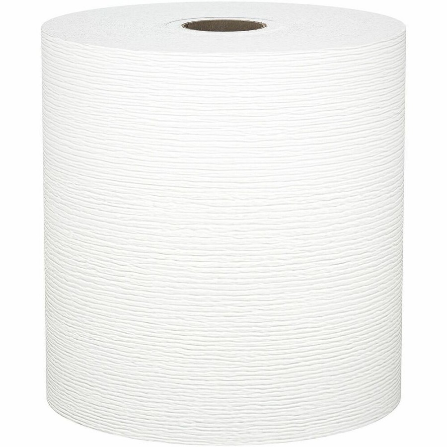 Kleenex Universal Hard Roll Paper Towels - 8' Width x 425 ft Length - White - Paper - 12 / Carton 