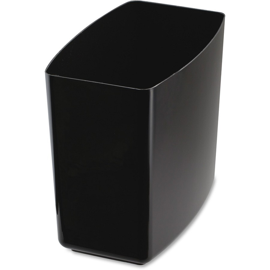 Officemate 2200 Series Wastebasket - 5 gal Capacity - 12.5' Height x 13.8' Width x 8.4' Depth - Black - 1 Each 