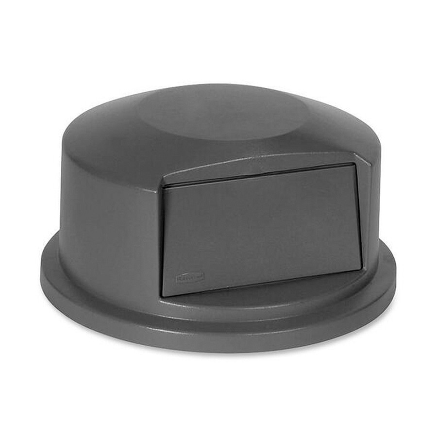 Rubbermaid Commercial Brute 44-gallon Container Dome Top - Dome - Plastic - Gray - 1 Each 