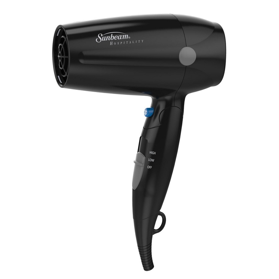 Sunbeam HD3005005 1875 Watts Compact Folding Hand Held Hair Dryer Cool Shot Black 6 Per Case Price Per Each 