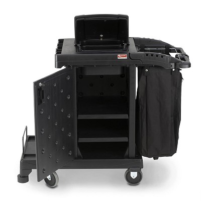 Suncast Commercial High-Security Cleaning Cart 
