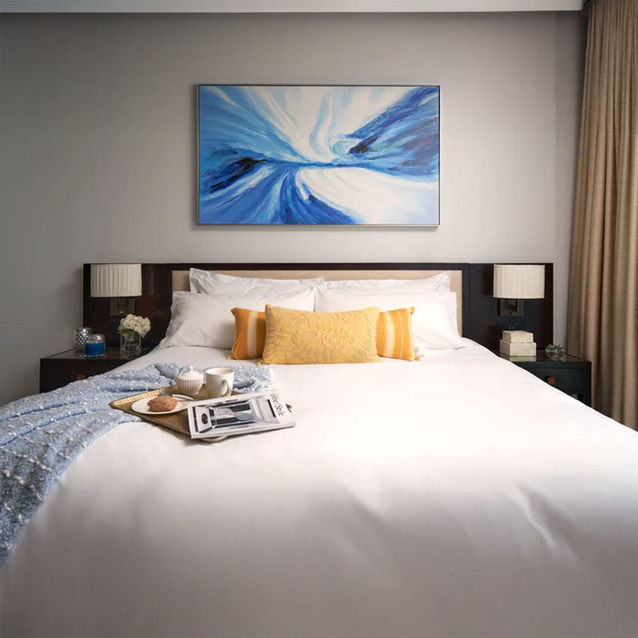 Thomaston Mills Origin T-300 Duvet Cover King 107x94 100% Cotton White 12 Per Case Price Per Each 