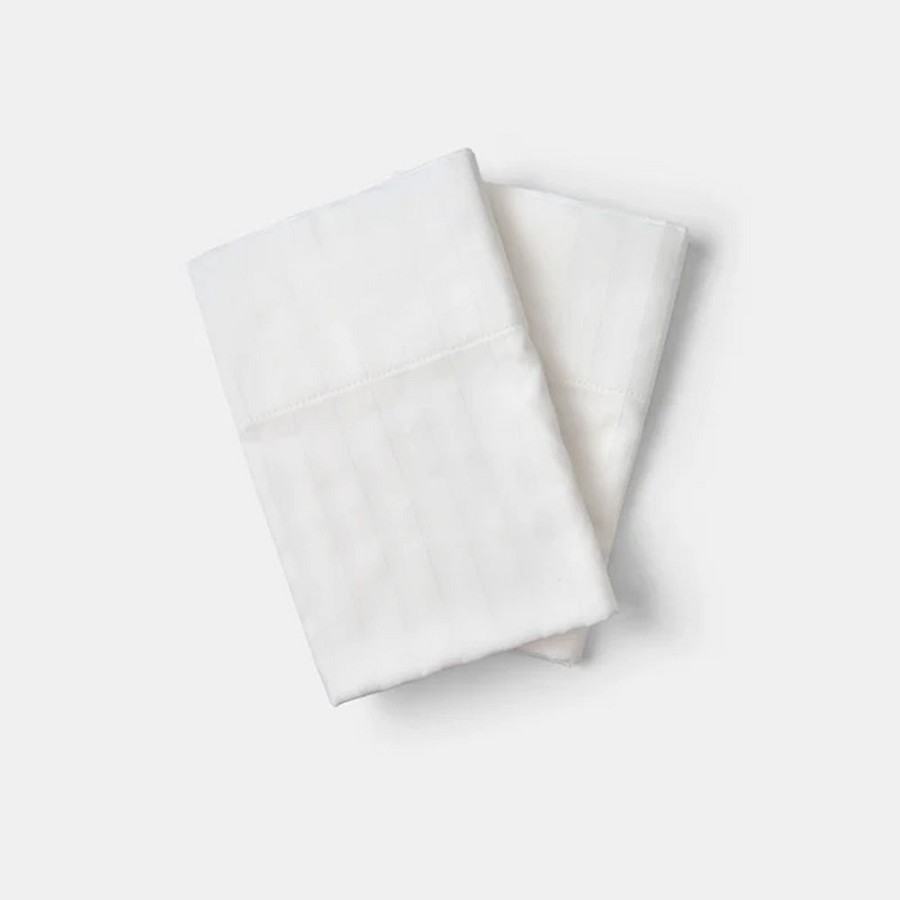 Thomaston Mills Lineage T-310 Pillowcase King 42x46 100% Cotton Satin Stripe 6 Dz Per Case Price Per Dz 