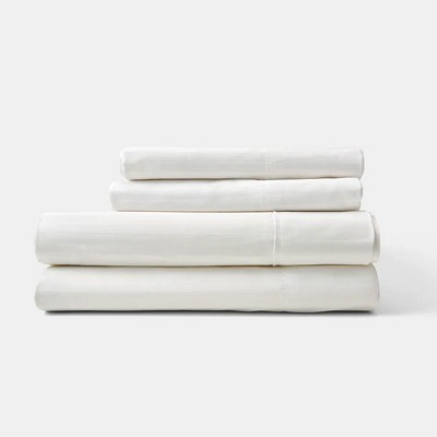Thomaston Mills Lineage T-310 Fitted Sheets King 78x80x15 100% Cotton Satin Stripe 2 Dz Per Case Price Per Dz 