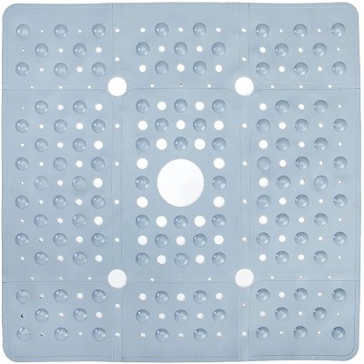 Slip-X Extra Large Square Shower Mat 27x27 Solid Gray 4 Per Case Price Per Case 