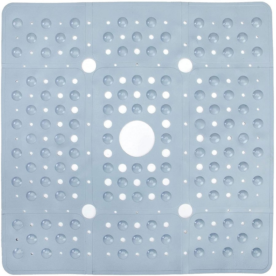 Slip-X Extra Large Square Shower Mat 27x27 Solid Gray 4 Per Case Price Per Case 