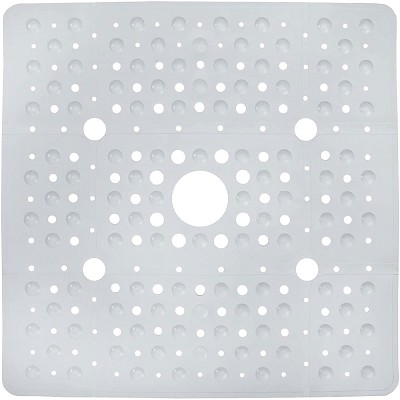 Slip-X Extra Large Square Shower Mat 27x27 Solid White 4 Per Case Price Per Case 