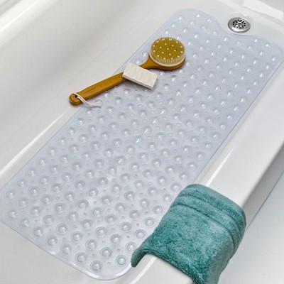 Slip-X Extra Long Bath Mat 16x39 Clear 4 Per Case Price Per Case 