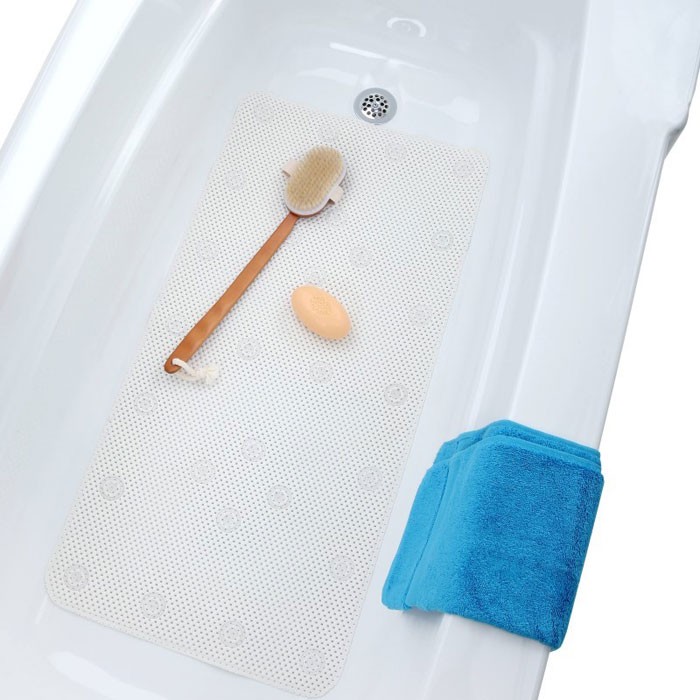 Slip-X Comfort Foam Bath Mat 17x36 White 4 Per Case Price Per Case 