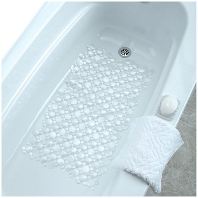 Slip-X Burst of Bubbles Bath Mat 17x30 White Pearl 4 Per Case Price Per Case 
