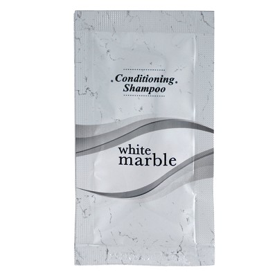 White Marble Breck Conditioning Shampoo Packet 0.25 Oz. 500 Per Case 3 Case Minimum 