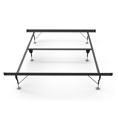 Wehsco Insta-Lock Bed Frame With 6 Legs & Adjustable Glides Universal Fits All Sizes 1½' Side Rails 70' Long 