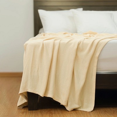 Martex Atelier Luxe Throw King 108x90 Cotton Blend Natural 2 Per Case Price Per Each 