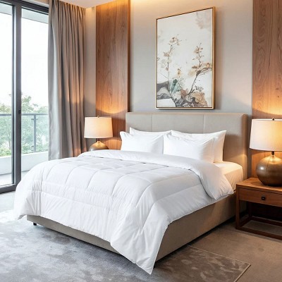 Five Star Hotel Collection Lightweight Down Alternative Comforters Twin 68x94 34.5 Oz. Fill White 2 Per Case Price Per Each 
