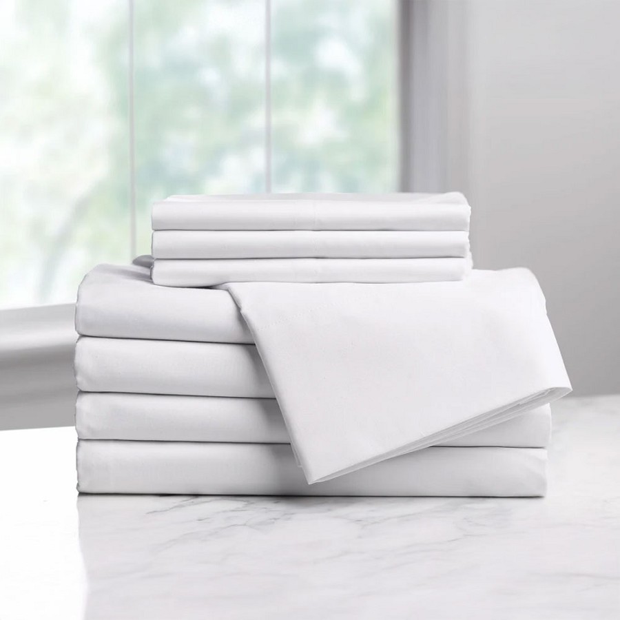 Martex Millennium T-300 Fitted Sheet Full XL 54x80x15 60% Cotton 40% Polyester White 2 Dz Per Case Price Per Dz 