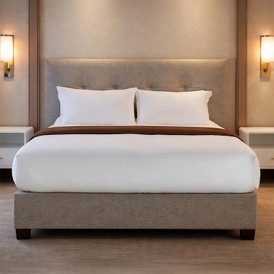 Martex Woven UTICA Top Sheet Full/Queen 96x115 Seersucker Design Textured Fabric White 12 Per Case Price Per Each 