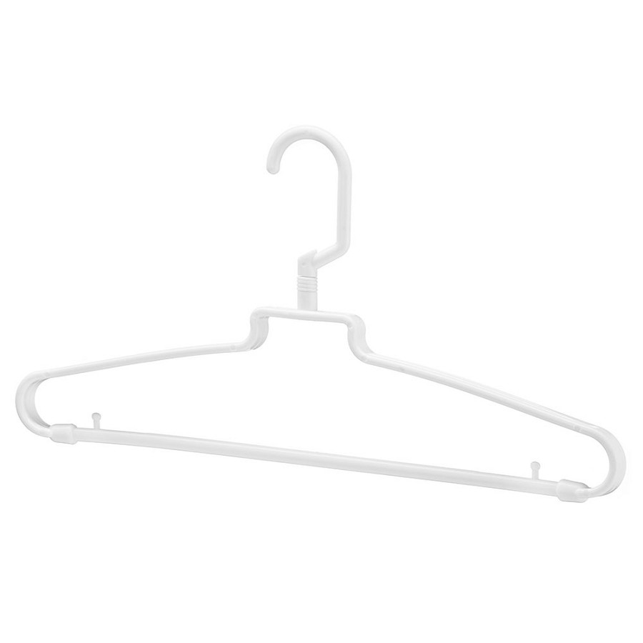 Whitmor Plastic Suit Hanger White 72 Per Case Price Per Case 