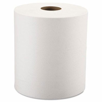 WindSoft 1 Ply Hardwound Paper Towel Rolls 800 Ft White 6 Rolls Per Case Price Per Case 