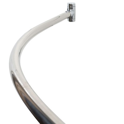 Ellipse Curved Shower Rod Fixed 5', 6' Arc Polished Chrome 6 Per Case Price Per Each 